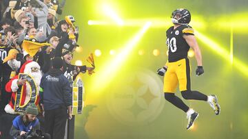 PITTSBURGH, PENNSYLVANIA - DECEMBER 23: T.J. Watt #90 of the Pittsburgh Steelers enters the field prior to a game against the Cincinnati Bengals at Acrisure Stadium on December 23, 2023 in Pittsburgh, Pennsylvania. Joe Sargent/Getty Images/AFP (Photo by Joe Sargent / GETTY IMAGES NORTH AMERICA / Getty Images via AFP)