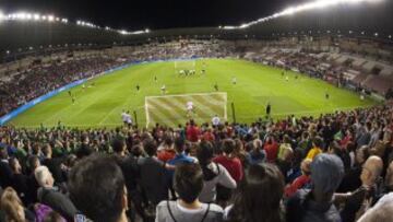 Estadio de Las Gaunas.