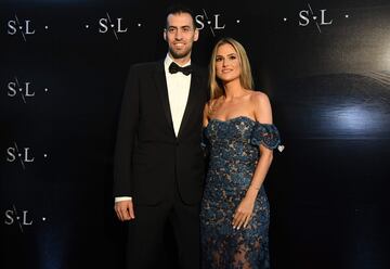 Sergio Busquets y Elena Galera.