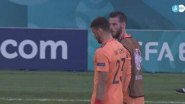 De Gea y la afici車n se vuelcan con Unai