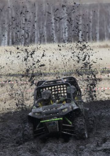 Carrera regional de quad en Krasnoyarsk en Siberia.