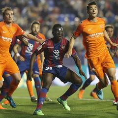 Levante 1 – Malaga 0: resumen, resultado y goles del partido.