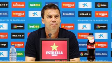 Rubi en rueda de prensa.