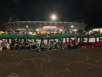 El color del México vs Canadá en el Estadio Azteca