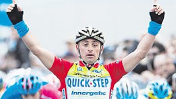 <b>CANTA 'EL GRILLO'. </b>Paolo Bettini volvió a vencer con claridad.