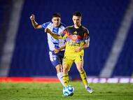 Alvaro Fidalgo of America during the 7th round match between America and Pachuca as part of the Liga BBVA MX, Torneo Apertura 2025 at Ciudad de los Deportes Stadium, on August 30, 2025 in Mexico City, Mexico.