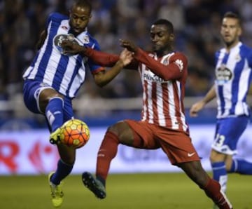 Imágenes de Jackson ante el Depor en la fecha 10 de Liga