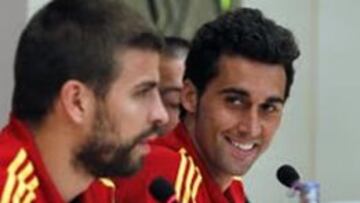 Piqué y Arbeloa en la Selección.