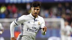 Marco Asensio con el Madrid. 