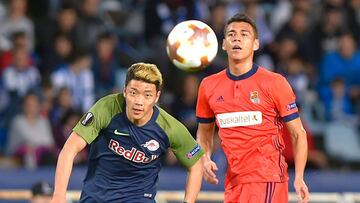 Héctor Moreno debuta con la Real Sociedad y reaparece en copa europea