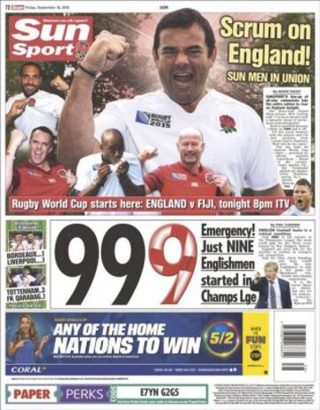 Portadas de la prensa deportiva