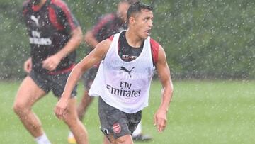 Alexis entrena normal y su retorno sería ante Liverpool