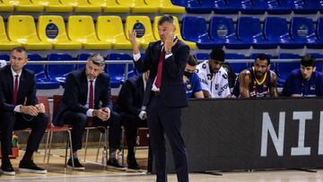 Sarunas Jasikevicius, Head coach of Fc Barcelona during the Liga Endesa ACB match between Fc Barcelona and MoraBanc Andorra at Palau Blaugrana on October 25, 2020 in Barcelona, Spain.
AFP7
25/10/2020 ONLY FOR USE IN SPAIN