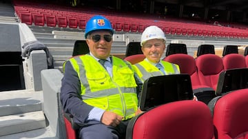 Joan Laporta y el presidente de Limak, Nihat Ozdemir