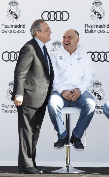 Florentino Pérez y Pablo Laso.