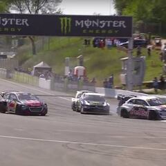 Accidentada salida: Solberg se estrelló y Ekstrom, excluido