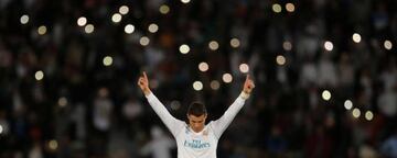 Real Madrid’s Cristiano Ronaldo celebrates winning the FIFA Club World Cup