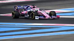 Sergio P&eacute;rez. Racing Point RP19. Francia, F12019. 