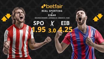 Real Sporting de Gijón vs. SD Eibar: horario, dónde ver, pronósticos y clasificación