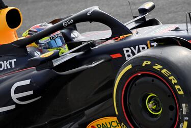 Checo Pérez explica su accidente en las prácticas del GP de Italia