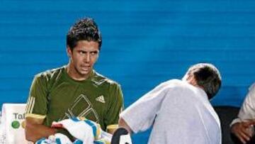 <b>AHÍ DUELE. </b>Melbourne: el pie izquierdo ya preocupaba a Verdasco.