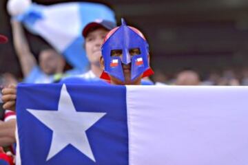 Fans en el Argentina vs Chile.