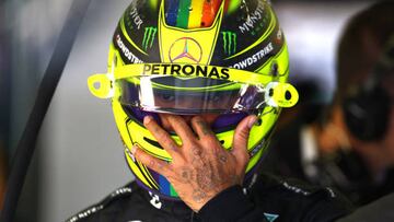 Lewis Hamilton, en Silverstone.