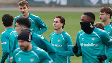 Riquelme, en un entrenamiento.