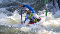 Klara Olaz&aacute;bal, durante el campeonato.