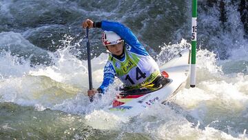 Klara Olaz&aacute;bal, durante el campeonato.