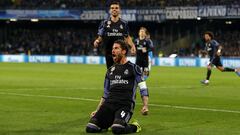 Nápoles-Real Madrid en imágenes