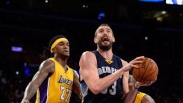 Marc Gasol ante Los Angeles Lakers.