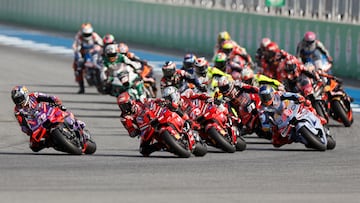 Una salida de MotoGP.