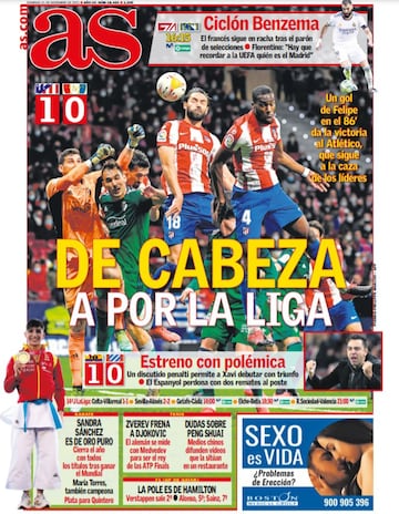 Las portadas de AS de noviembre