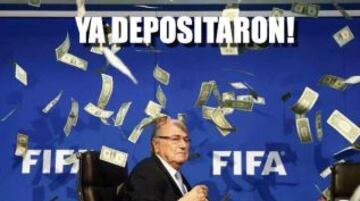 Los memes del 'billetazo' de Blatter