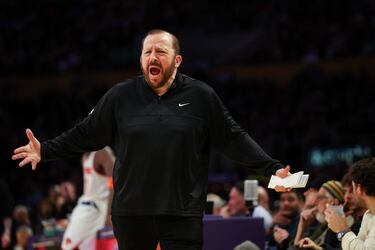 Tom Thibodeau, entrenador de los New York Knicks de la NBA.