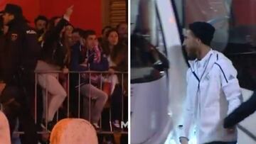 Así fue la salida de Ramos del Pizjuán tras su polémico gesto