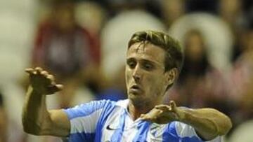 <b>SERIA DUDA. </b>Monreal, durante un partido con el Málaga.