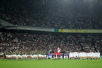 Vista general del estadio antes del inicio del partido. 