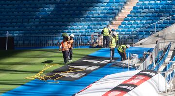 Así avanzan las obras del Santiago Bernabéu