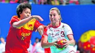 Andrea Barno, al ataque.