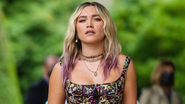 Florence Pugh durante la Semana de la Moda de Par&iacute;s el 05 de julio de 2021 en Par&iacute;s, Francia. 