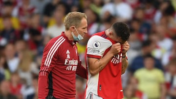 Arsenal's Xhaka out for three months with knee ligament damage