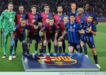Los mejores memes de la eliminatoria de infarto entre el Inter y el Barcelona