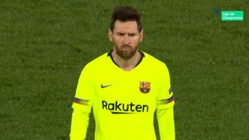 Dramático es quedarse corto: con esta cara abandonó Messi Anfield