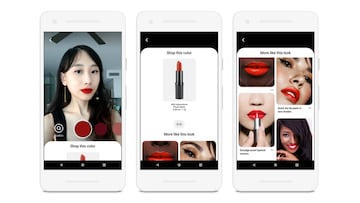 Pruebas de maquillaje en AR, lo nuevo de Pinterest