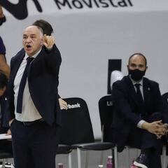 Laso: "El equipo ha reaccionado bien tras la derrota en el Palau"