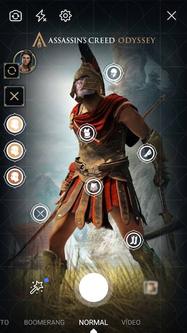 Assassin's Creed Odyssey: prueba el filtro espartano de Facebook