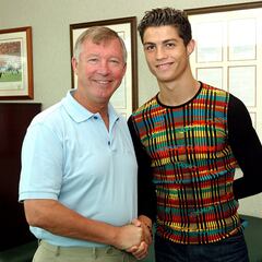 Cristiano Ronaldo: Manchester United, then and now