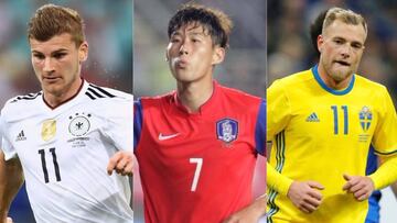 Los tres cracks a los que se medir¨¢ M¨¦xico en la fase de grupos de Rusia 2018
